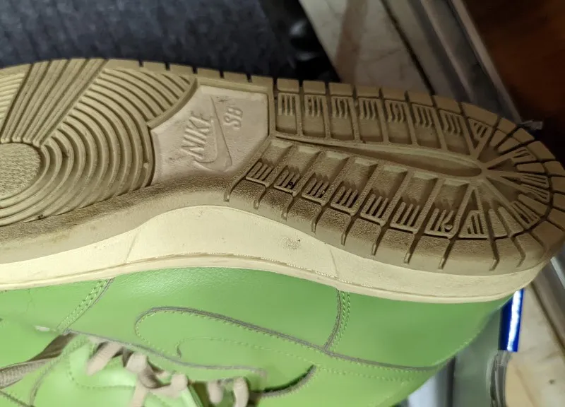 Nike Dunk High Premium SB Statue of Liberty sneakers in seaglass and copper