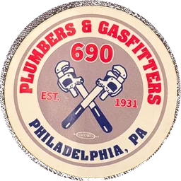 Plumbers and Gasfitters Local 690 Philadelphia, PA union emblem