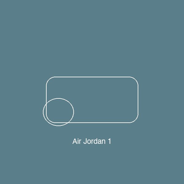 Pair of Air Jordan 1 sneakers